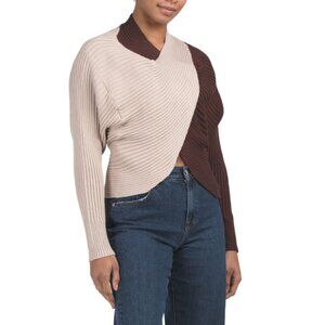 ELAN Brown Darla Sweater
